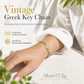 📢📢 50% OFF👗Retro Greek Key Rhinestone Jewelry for Women – Elegant Vintage-Inspired Statement Accessory