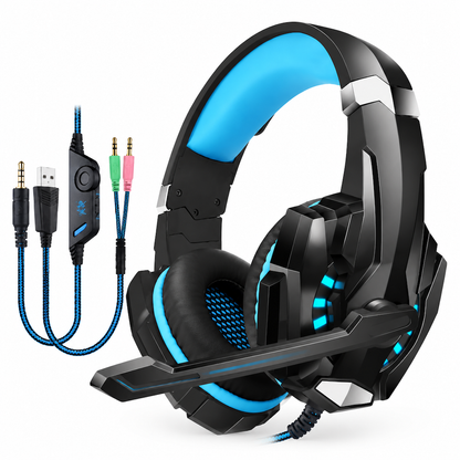 📢📢 50% OFF🎮Over-Ear Gaming Headset with Mic – Immersive Sound & Clear Communication for PC and Console