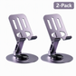 🔥50% OFF📱All Metal Desktop Phone and Tablet Stand 360 Degree Rotating Foldable Holder for Live Streaming