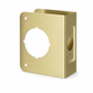 📢📢50% OFF !! ⏰Stainless Steel Single Hole Door Lock Reinforcement Plate for Indoor Wooden Doors with Screws