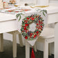 📢📢50% OFF !! ⏰Christmas Table Runner with Tassels for Home Dining Decoration