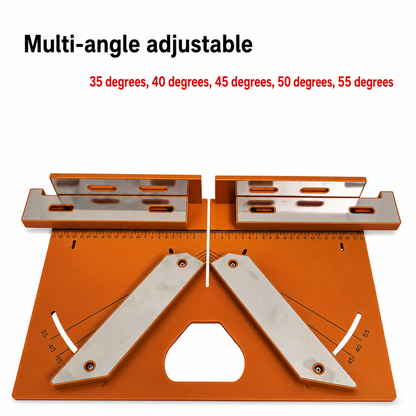 📢📢 50% OFF📐Precision Miter Cutting Guide – 45° & 90° Angles with Scale Markings for Door Frames and Wood Trim