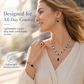 💎 Teardrop Crystal Jewelry Set – Radiant, Skin-Safe & Effortless ✨