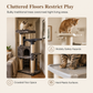 📢📢50% OFF !! ⏰Wall Mounted Wooden Cat Climbing Shelf and Hammock Floating Cat Nest and Steps Activity Toy