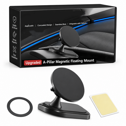 📢📢50% OFF !! ⏰Non-Marking A-Pillar Magnetic Car Phone Holder Mount