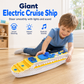 📢📢 50% OFF🚢49cm Electric Cruise Ship Toy – Realistic Ocean Liner with Lights, Music & Bump-and-Go Action