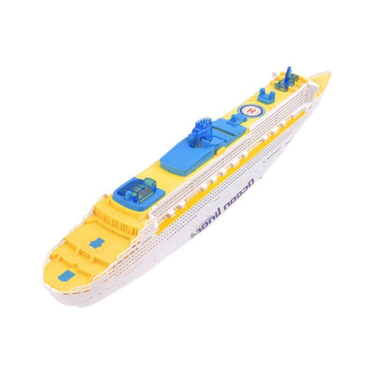 📢📢 50% OFF🚢49cm Electric Cruise Ship Toy – Realistic Ocean Liner with Lights, Music & Bump-and-Go Action