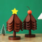 📢📢 50% OFF☕Foldable Wooden Tree-Shaped Trivet Set – Heat-Resistant Pot Holders & Coasters for Table Protection