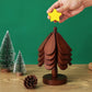 📢📢 50% OFF☕Foldable Wooden Tree-Shaped Trivet Set – Heat-Resistant Pot Holders & Coasters for Table Protection