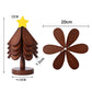 📢📢 50% OFF☕Foldable Wooden Tree-Shaped Trivet Set – Heat-Resistant Pot Holders & Coasters for Table Protection