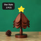 📢📢 50% OFF☕Foldable Wooden Tree-Shaped Trivet Set – Heat-Resistant Pot Holders & Coasters for Table Protection