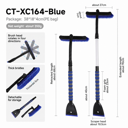 📢📢 50% OFF❄️Car Scraper and Snow Shovel Winter Snow Removal Tool