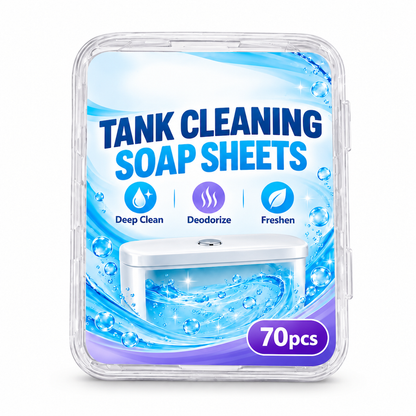 📢📢50% OFF !! ⏰70 Pieces Toilet Water Tank Cleaning Tablets Slow Release Deep Descaling and Deodorizing Toilet Bowl Cleaner Sheets