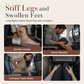 📢📢 50% OFF! ☁️ Portable Inflatable Footrest Pillow – Soft Flocked Support for Travel & Home Comfort