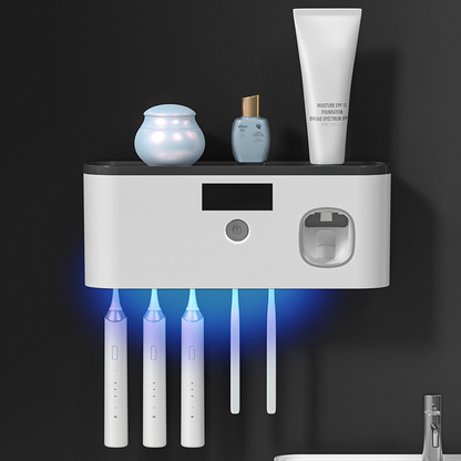 📢📢 50% OFF🦷Hygienic Family Toothbrush Station with UV Light