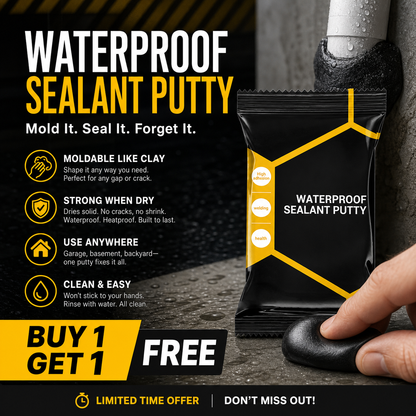 ✨50%OFF🧱Waterproof Sealant Putty, Mouldable Hole Sealing Filler for Pipe Wall Gap Blocking
